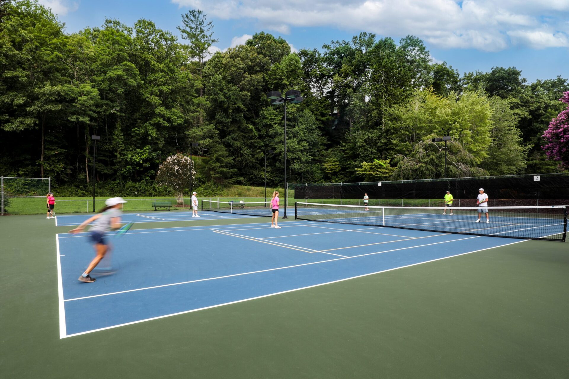 Tennis Group Play | Rumbling Bald on Lake Lure | NC